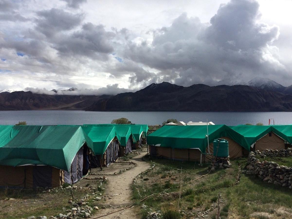 Pangong Delight Camps And Cottages Spangmik Exterior photo