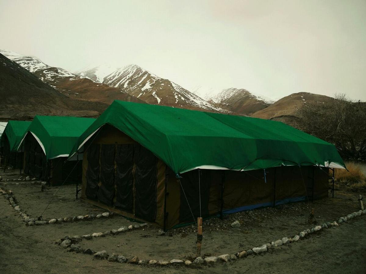 Pangong Delight Camps And Cottages Spangmik Exterior photo